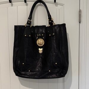 Juicy Couture Vintage Black Tote with Gold Accents.